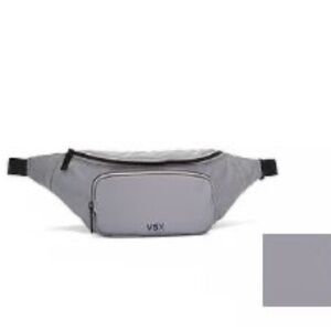 Victoria's Secret VSX Belt Bag Adjustable Waist Strap Silver Shark One Size